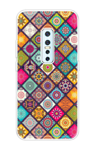Multicolor Mandala Soft Cover for Vivo V17 Pro