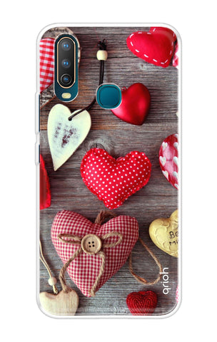 Valentine Hearts Soft Cover for Vivo U10