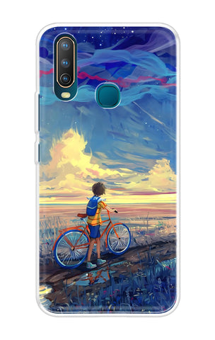 Riding Bicycle to Dreamland Soft Cover for Vivo U10
