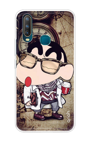 Nerdy Shinchan Soft Cover for Vivo U10