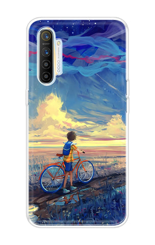 Riding Bicycle to Dreamland Soft Cover for Realme XT