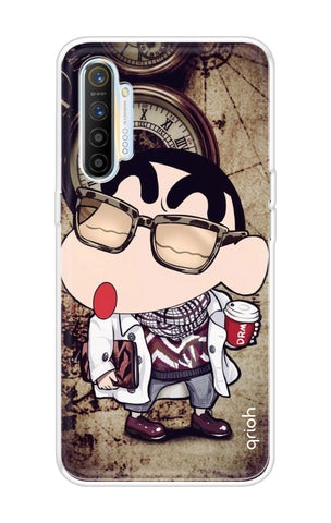 Nerdy Shinchan Soft Cover for Realme XT
