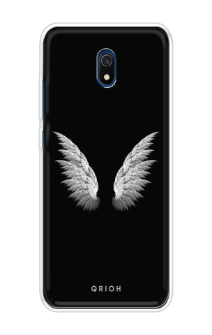 White Angel Wings Soft Cover for Xiaomi Redmi 8A