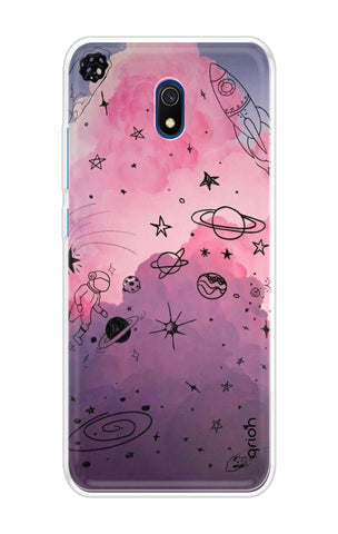 Space Doodles Art Soft Cover For Xiaomi Redmi 8A