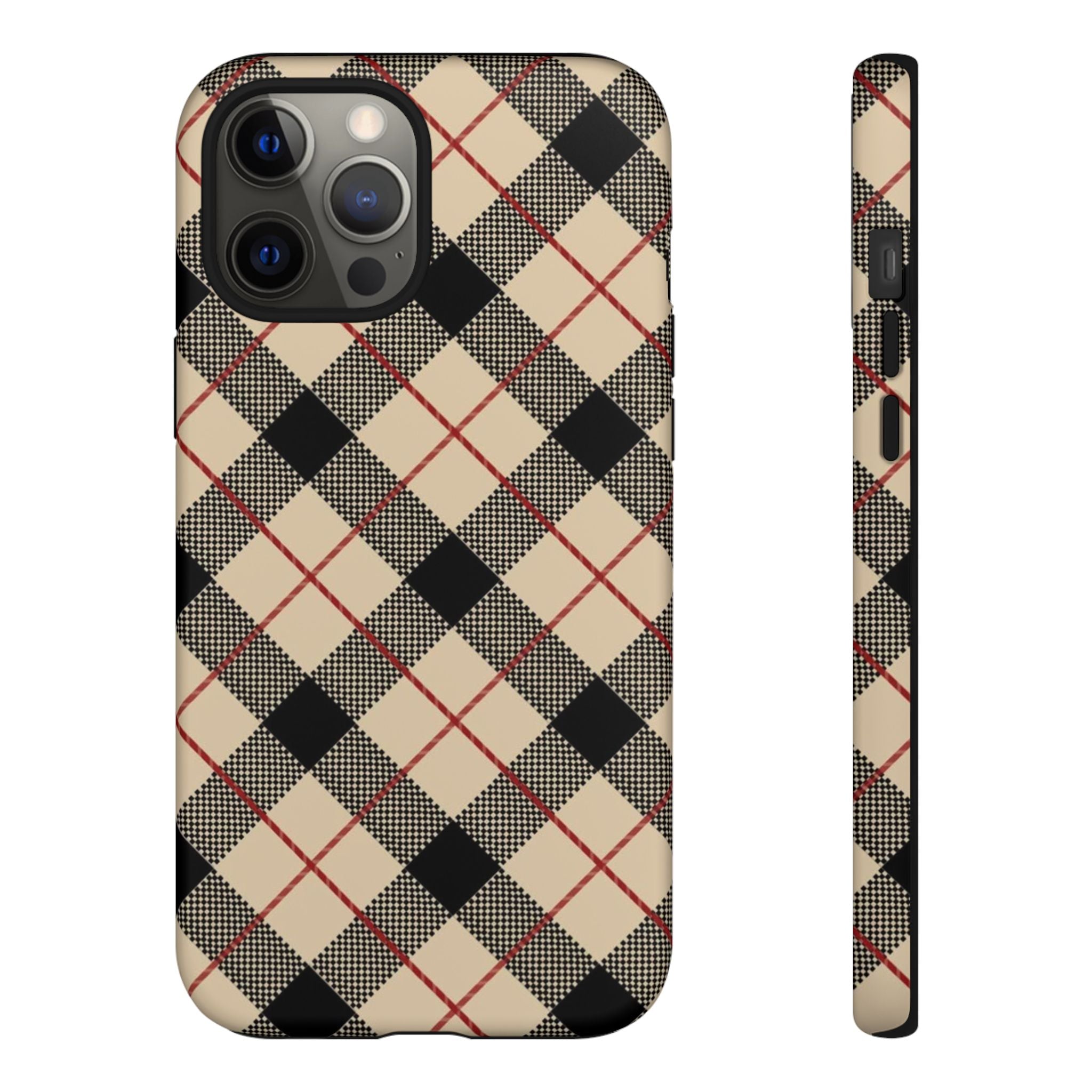 Heritage Plaid Premium Tough Shining Phone Case (Double Layer) Available For All iPhone Models