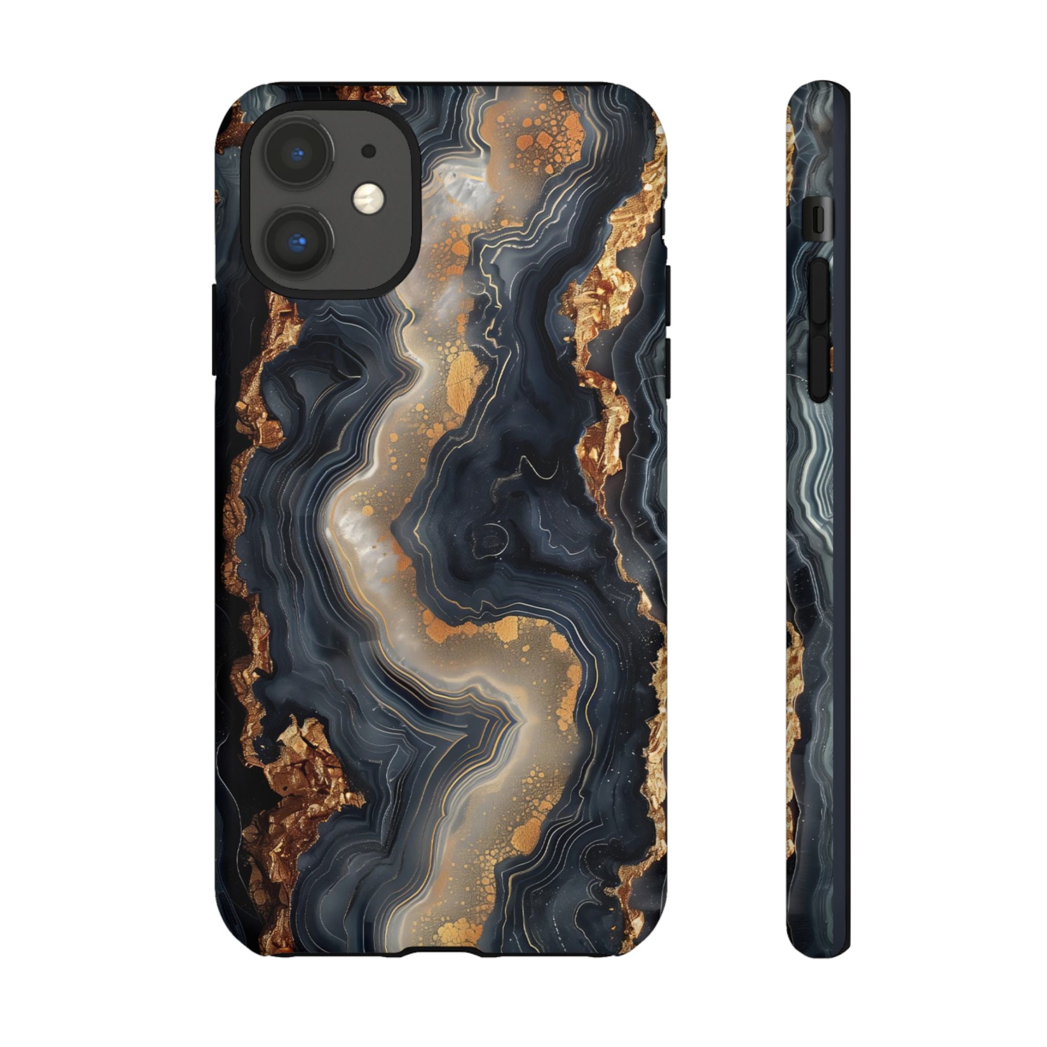 Midnight Agate Premium Tough Shining Phone Case (Double Layer) Available For All iPhone Models