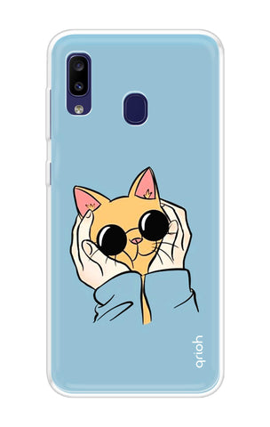 Attitude Cat Soft Cover for Samsung Galaxy M10s