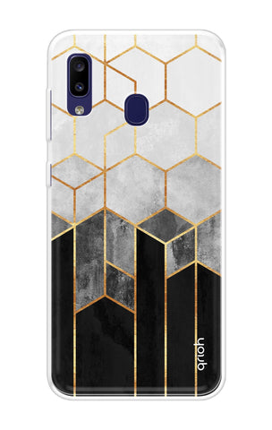 Hexagonal Pattern Soft Cover for Samsung Galaxy M10s