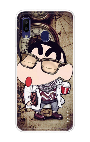 Nerdy Shinchan Soft Cover for Samsung Galaxy M10s