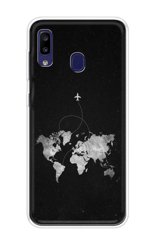 World Tour Soft Cover for Samsung Galaxy M10s