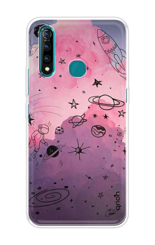Space Doodles Art Soft Cover For Vivo Z5X