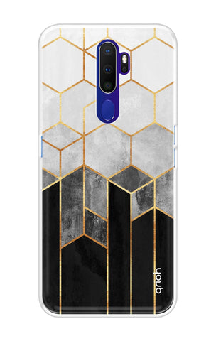 Hexagonal Pattern Soft Cover for Oppo A9 2020