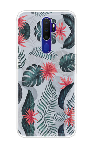 Retro Floral Leaf Soft Cover for Oppo A9 2020