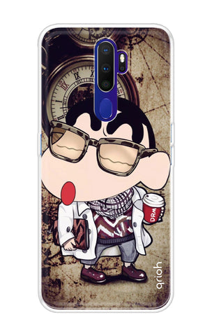 Nerdy Shinchan Soft Cover for Oppo A9 2020