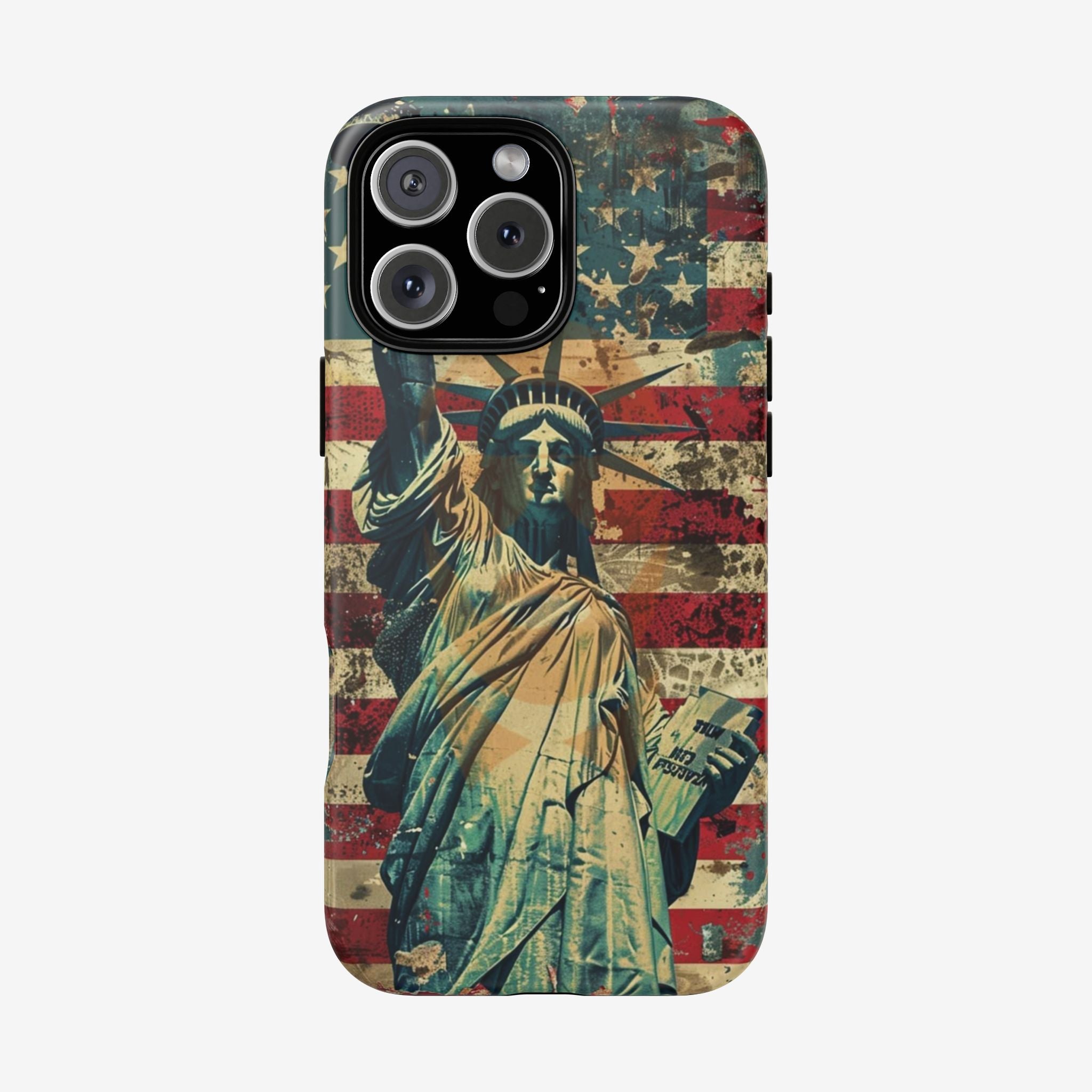 Vintage Liberty Premium Tough Shining Phone Case (Double Layer) Available For All iPhone Models