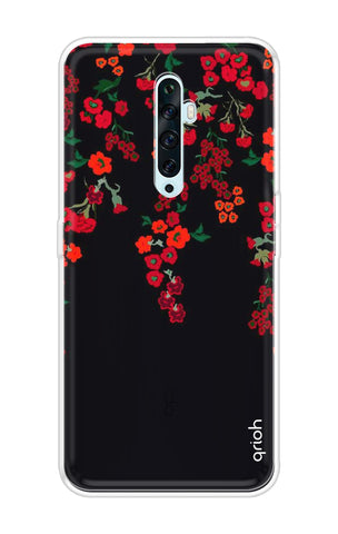Floral Deco Soft Cover For Oppo Reno2 F