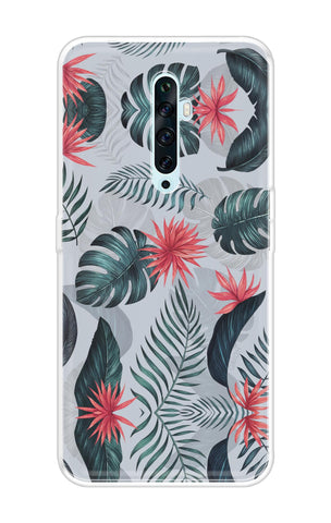 Retro Floral Leaf Soft Cover for Oppo Reno2 F
