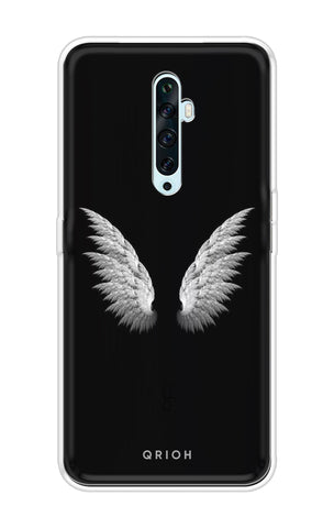 White Angel Wings Soft Cover for Oppo Reno2 F