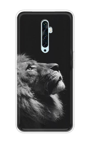 Lion Looking to Sky Soft Cover for Oppo Reno2 F