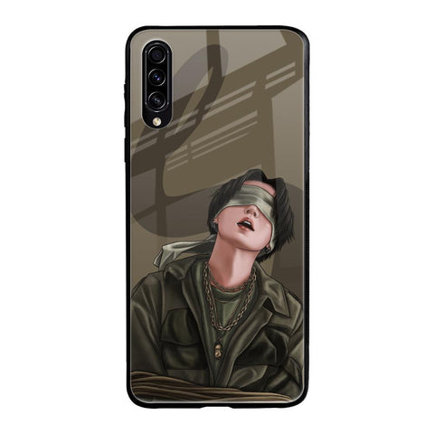 Blind Fold Glossy Case for Samsung Galaxy A70s