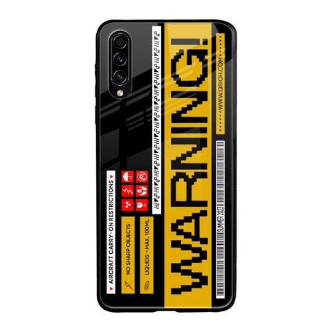 Aircraft Warning Glossy Case for Samsung Galaxy A70s