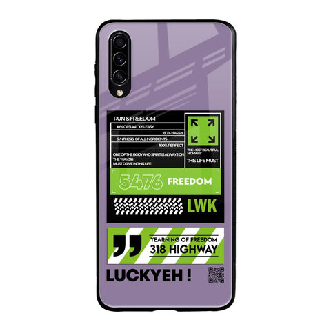 Run & Freedom Glossy Case for Samsung Galaxy A70s