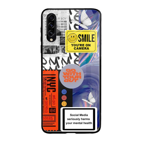 Smile for Camera Glossy Case for Samsung Galaxy A70s