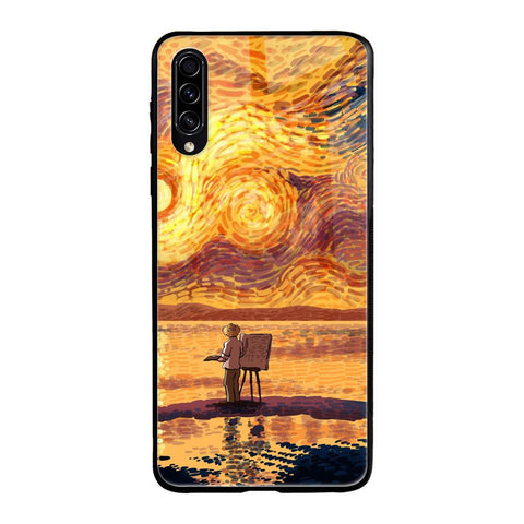 Sunset Vincent Glossy Case for Samsung Galaxy A70s