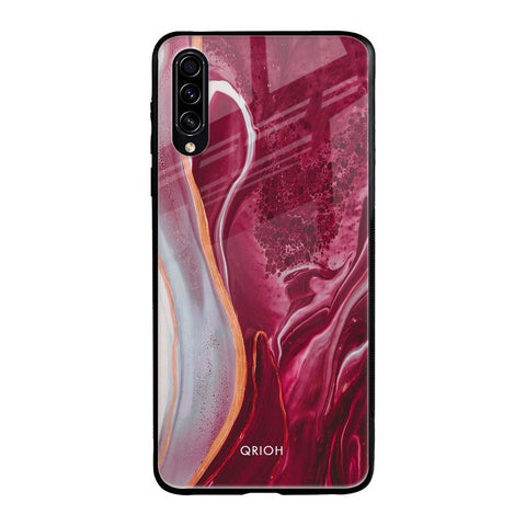 Crimson Ruby Glossy Case for Samsung Galaxy A70s