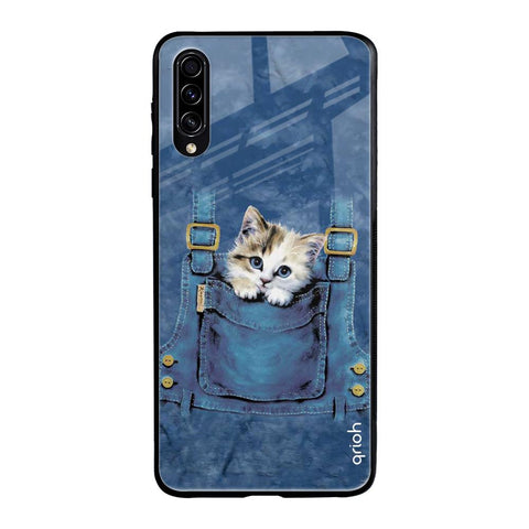 Kitty In Pocket Glossy Case For Samsung Galaxy A70s