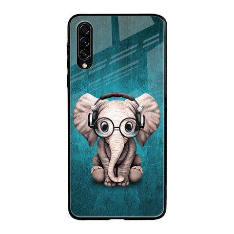 Adorable Baby Elephant Glossy Case For Samsung Galaxy A70s