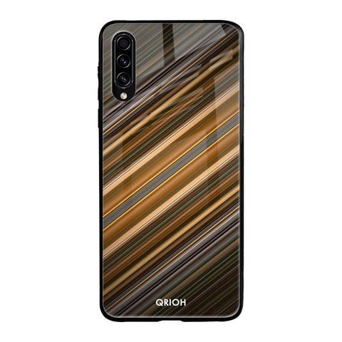 Diagonal Slash Pattern Glossy Case for Samsung Galaxy A70s