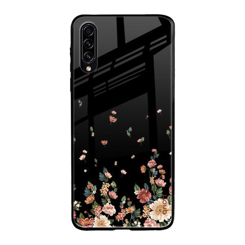 Floating Floral Print Glossy Case for Samsung Galaxy A70s
