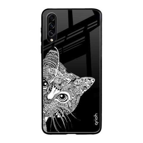 Kitten Mandala Glossy Case for Samsung Galaxy A70s
