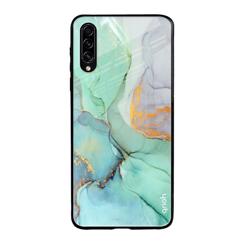 Green Marble Glossy case for Samsung Galaxy A70s