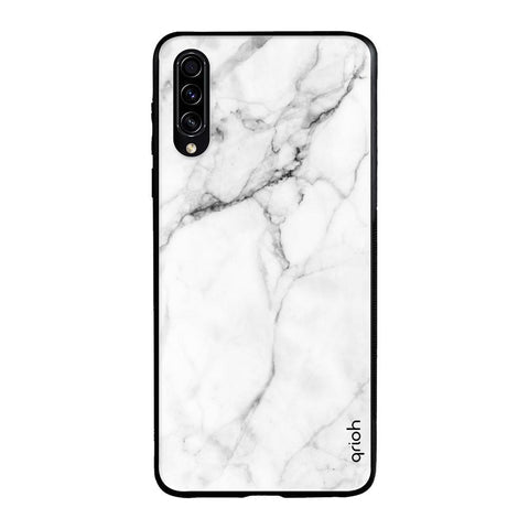 Modern White Marble Glossy case for Samsung Galaxy A70s