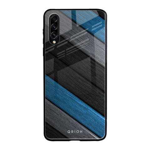 Multicolor Wooden Effect Glossy Case for Samsung Galaxy A70s