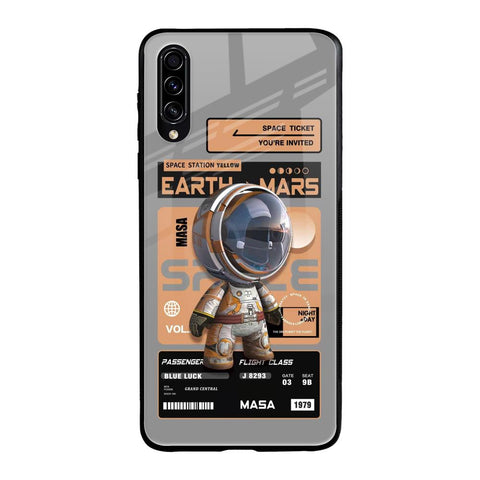 Space Ticket Glossy Case for Samsung Galaxy A70s