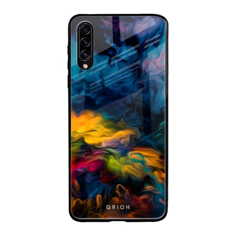 Multicolor Oil Painting Glossy Case for Samsung Galaxy A70s