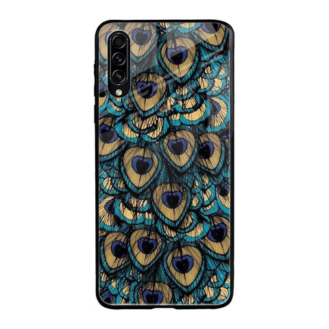 Peacock Feathers Glossy case for Samsung Galaxy A70s