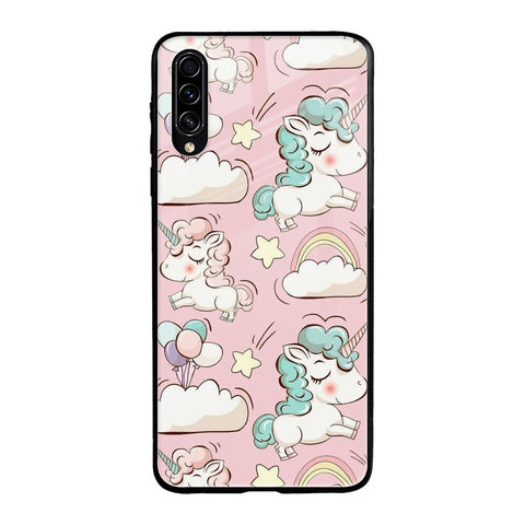 Balloon Unicorn Glossy case for Samsung Galaxy A70s