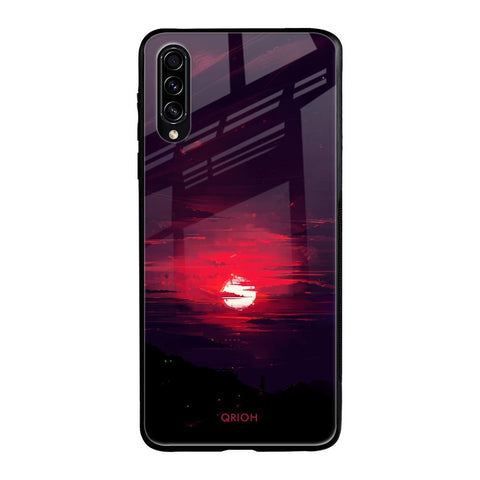 Morning Red Sky Glossy Case For Samsung Galaxy A70s