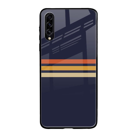 Tricolor Stripes Glossy Case For Samsung Galaxy A70s