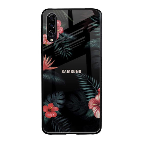 Tropical Art Flower Glossy Case for Samsung Galaxy A70s