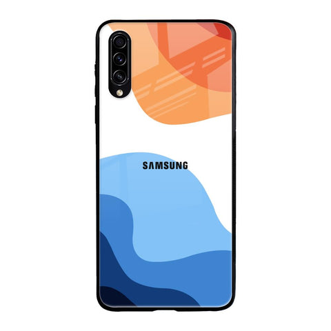 Wavy Color Pattern Glossy Case for Samsung Galaxy A70s