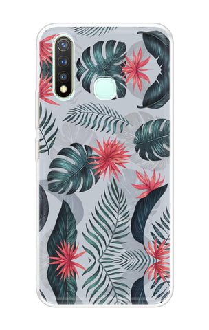 Retro Floral Leaf Soft Cover for Vivo Y19