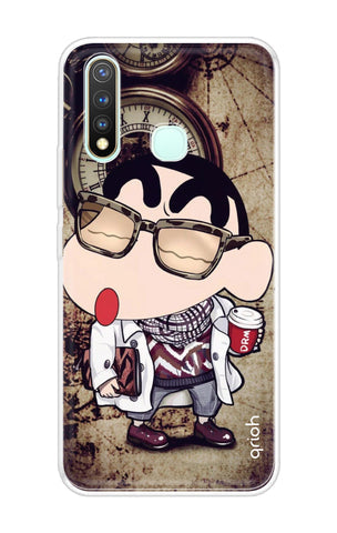 Nerdy Shinchan Soft Cover for Vivo Y19