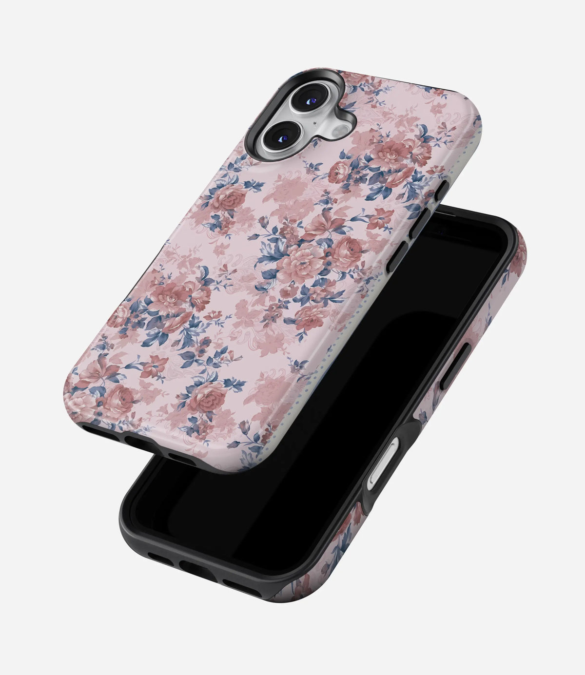Rosewood Bloom Premium Tough Shining Phone Case (Double Layer) Available For All iPhone Models