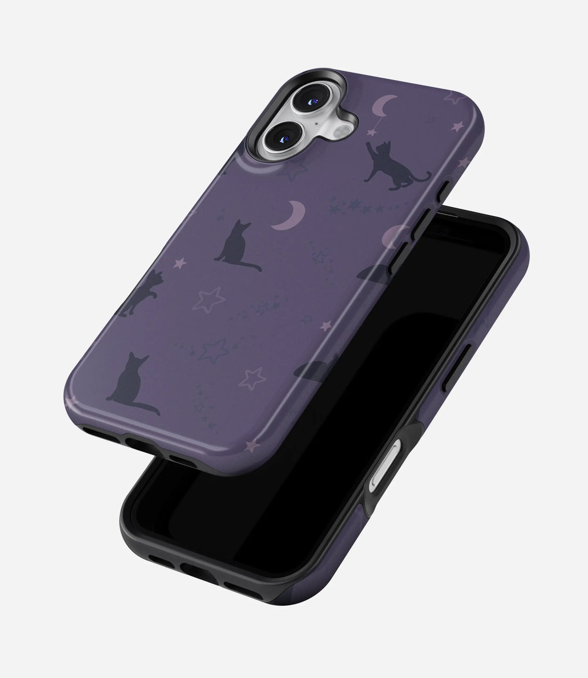 Cosmic Cats Premium Tough Shining Phone Case (Double Layer) Available For All iPhone Models