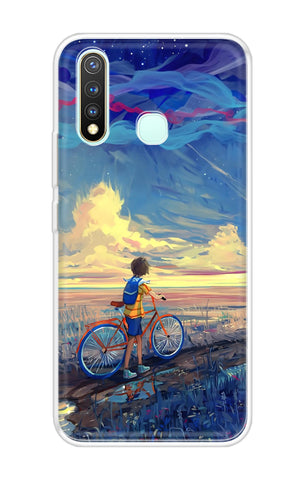 Riding Bicycle to Dreamland Soft Cover for Vivo U3